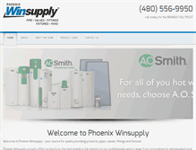 Tablet Screenshot of phoenixwinsupply.com